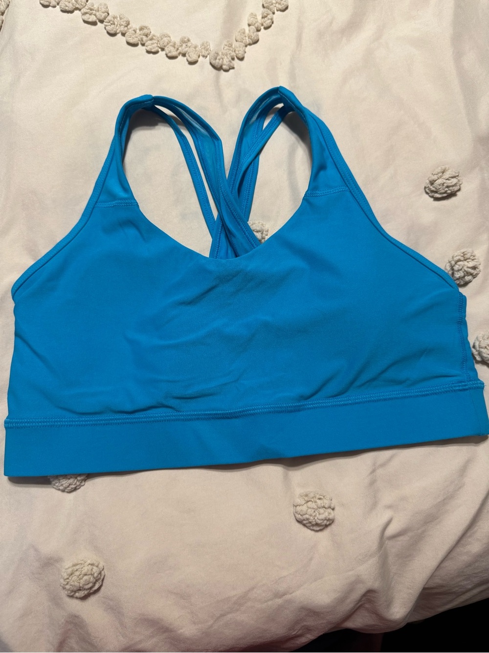 Avia Bright Blue Strappy Sports Bra